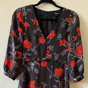 100% Silk Madewell Dress